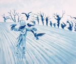 'Winter Tree Demons', watercolour by Nancy Farmer, 2015