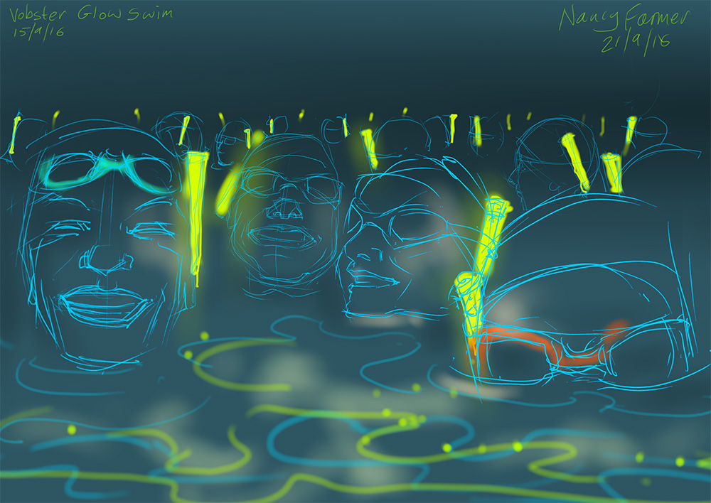 Vobster Quay's Glow Swim